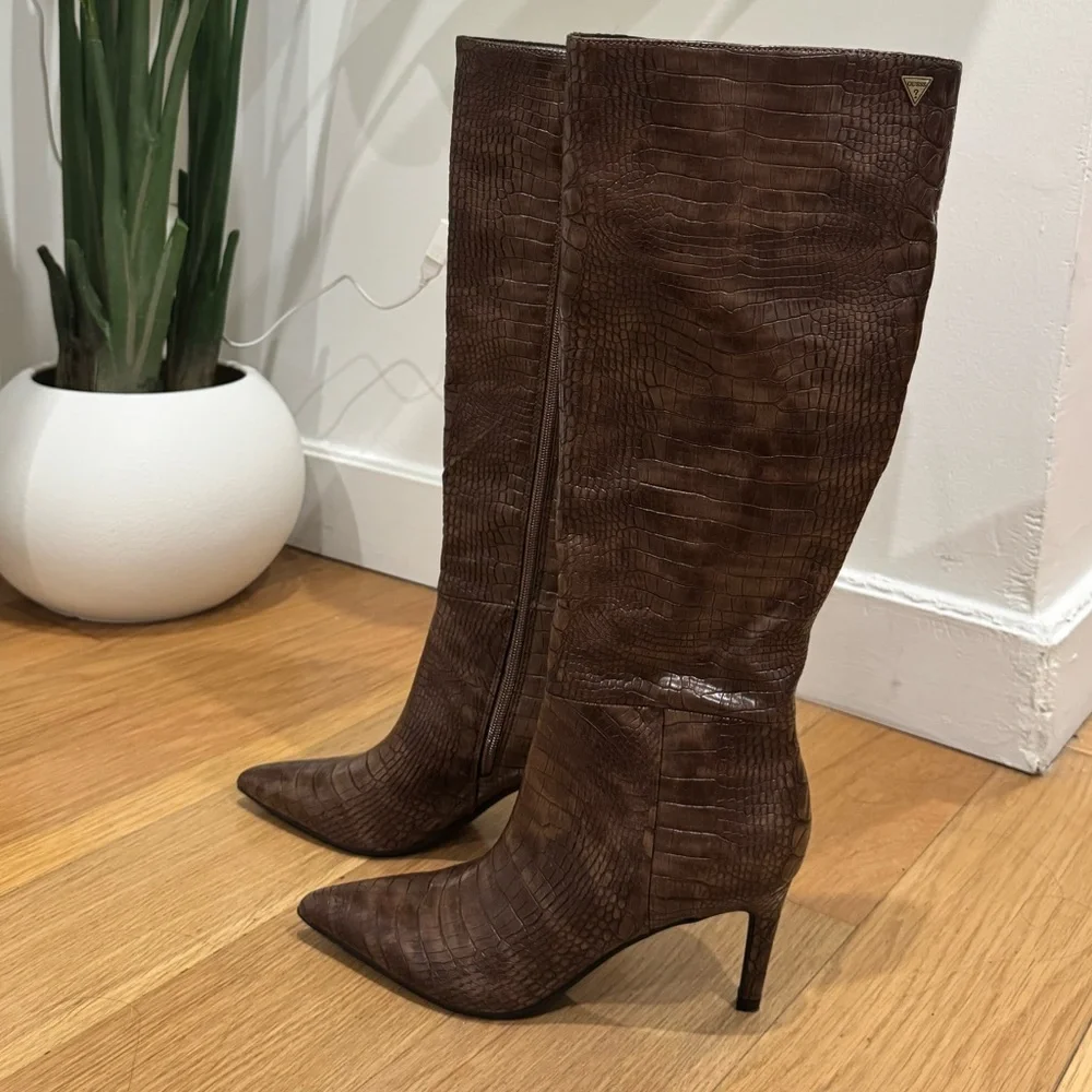 New Wayla Stiletto Knee High Boot by Guess